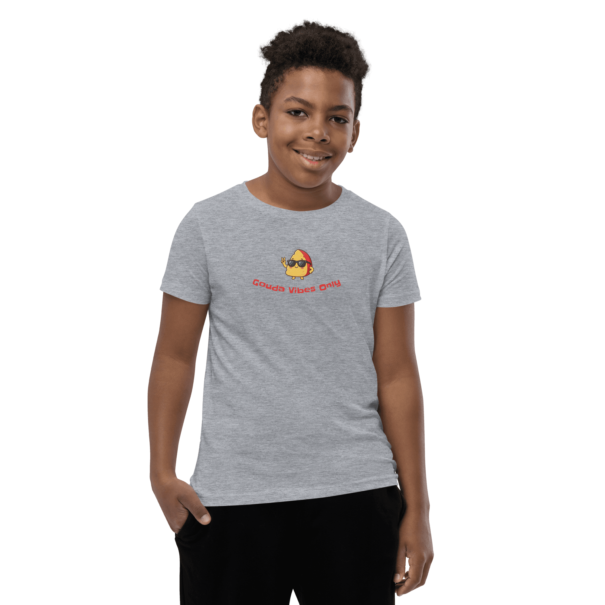 Gouda Vibes Only - Youth Staple Tee