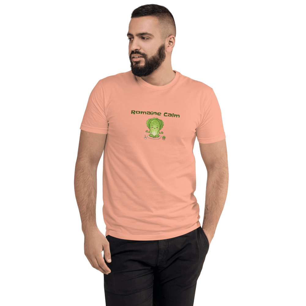 Romaine Calm - Men's Fitted T-Shirt