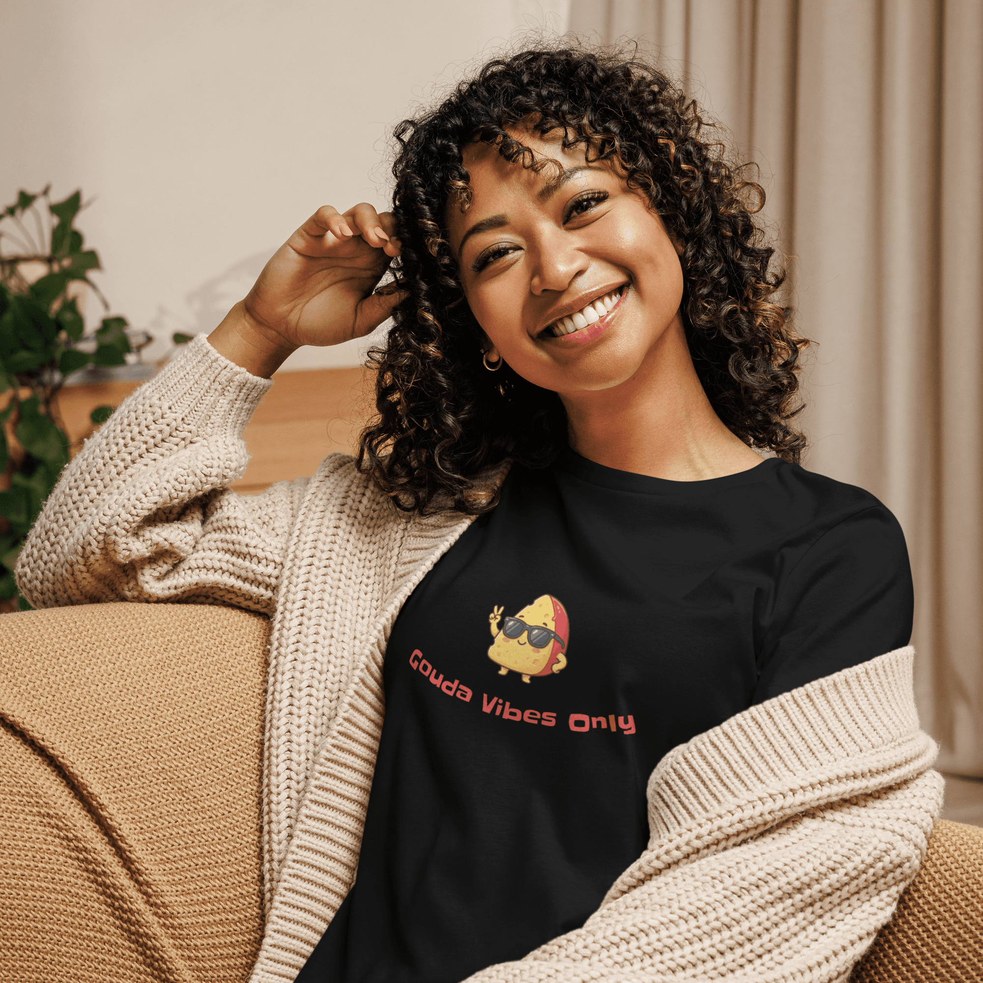 Gouda Vibes Only - Women's Relaxed T-Shirt