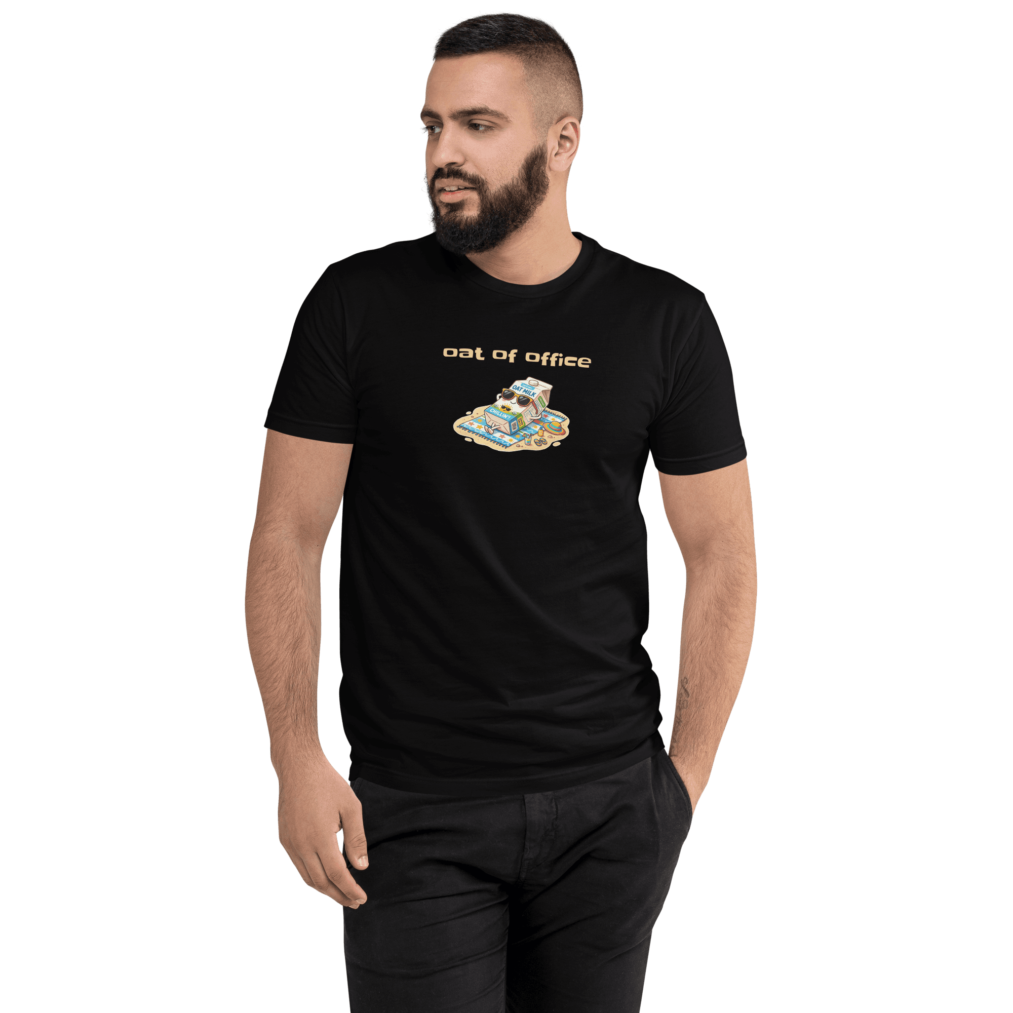 Oat Of Office - Men's Fitted T-Shirt